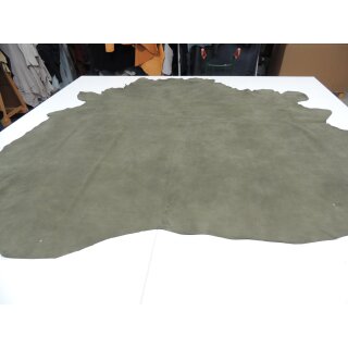Lederhaut Büffelleder Polsterleder Antikleder grün 4317 3,86 qm