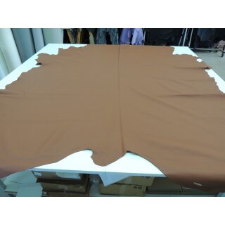 Lederhaut Polsterleder Puerto Farbe nougat Rindleder gedecktes Leder 1,4-1,6  5,68 qm