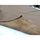 Lederhaut Polsterleder Puerto Farbe nougat Rindleder gedecktes Leder 1,4-1,6  5,68 qm