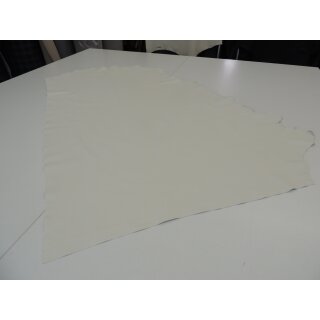 halbe Haut Rindleder Polsterleder mit Fleckschutz creme hell 1,80 qm