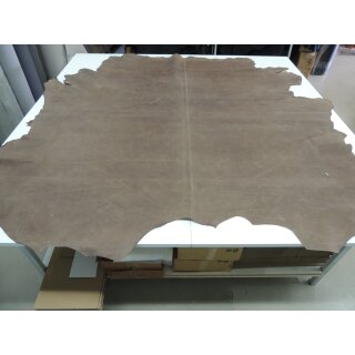 Lederhaut Nubuk Leder Antikleder Polsterleder Country braun 5,27 qm