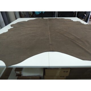 Lederhaut Nubuk Leder Antikleder Polsterleder Country braun 4,50 qm